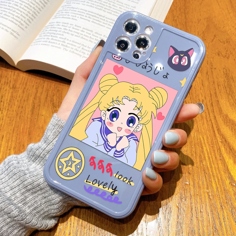 Sailor Moon Silicon Cases For iPhone 11 Case TPU Case For iPhone 12 Pro Max Cases XR 8 7 Plus X XS Max SE 2020 12Pro Mini Covers
Sailor Moon Silicon Cases For iPhone 11 Case TPU Case For iPhone 12 Pro Max Cases XR 8 7 Plus X XS Max SE 2020 12Pro Mini Covers