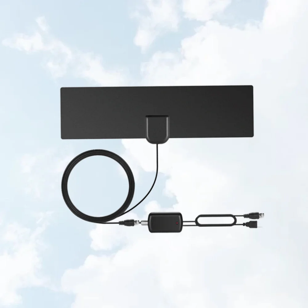 HDTV High Gain 80 Miles 28 DBI Digital TV Antenna with Amplifier Signal Booster Indoor Antennas for DVB-T2 Television Aerial (Bl
HDTV High Gain 80 Miles 28 DBI Digital TV Antenna with Amplifier Signal Booster Indoor Antennas for DVB-T2 Television Aerial (Bl