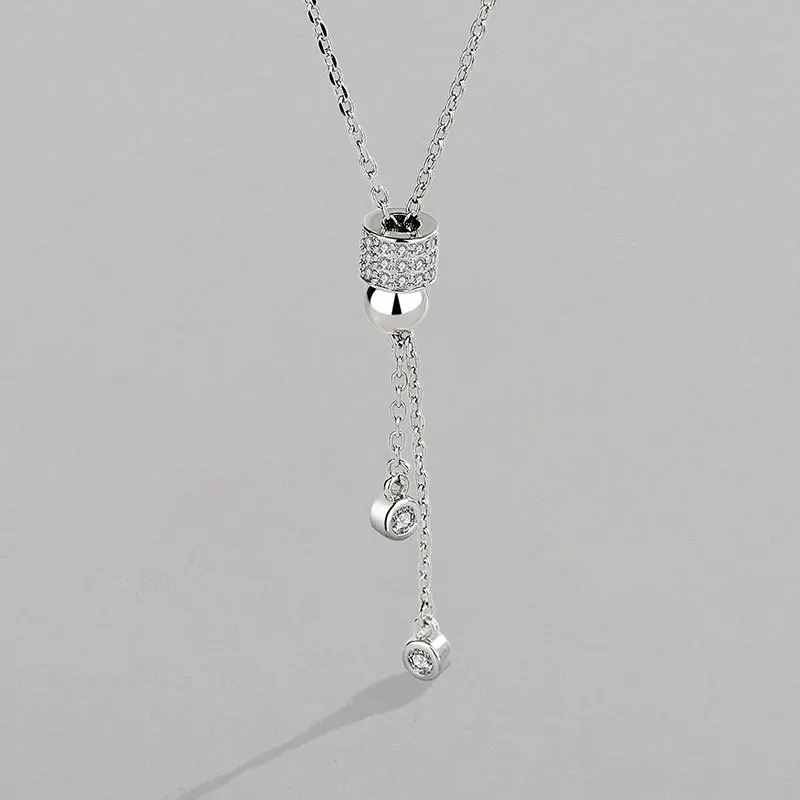 VENTFILLE 925 Sterling Silver Tassel Necklace Light Luxury Small Design Wild Female Clavicle Chain
VENTFILLE 925 Sterling Silver Tassel Necklace Light Luxury Small Design Wild Female Clavicle Chain