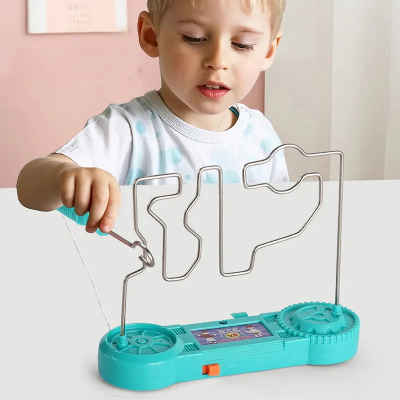 Kids Collision Electric Shock Toy Education Electric Touch Maze Game Party Funny Game Science Experiment Toys for Children Gift
Kids Collision Electric Shock Toy Education Electric Touch Maze Game Party Funny Game Science Experiment Toys for Children Gift