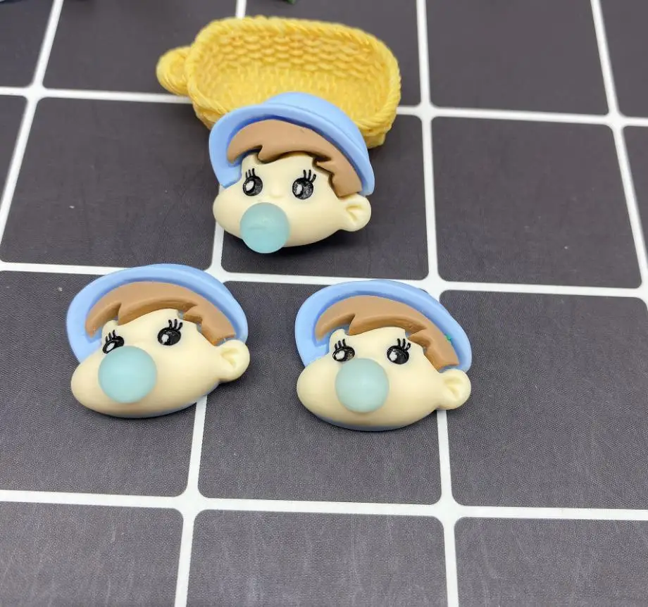 Kawaii Resin cartoon boy Blowing Bubbles Flat back Resin Cabochon craft For Scrapbooking Diy Hair Phone Accessories
Kawaii Resin cartoon boy Blowing Bubbles Flat back Resin Cabochon craft For Scrapbooking Diy Hair Phone Accessories