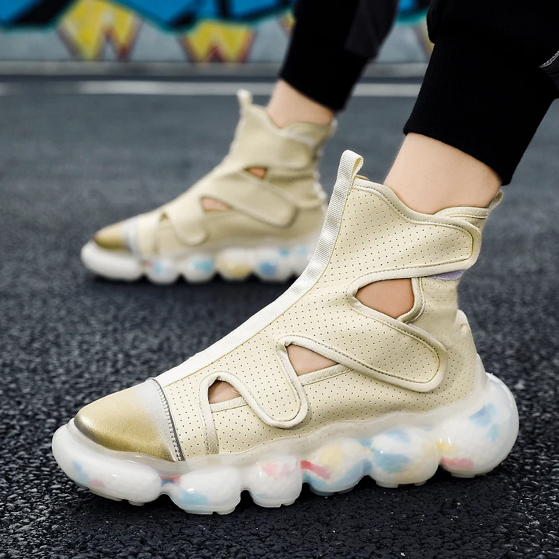 Fashion Men's Sandals Summer Soft Sandals High Quality Microfiber Leather Sandals Outdoor Antiskid Damping Men Roman Sandals
Fashion Men's Sandals Summer Soft Sandals High Quality Microfiber Leather Sandals Outdoor Antiskid Damping Men Roman Sandals