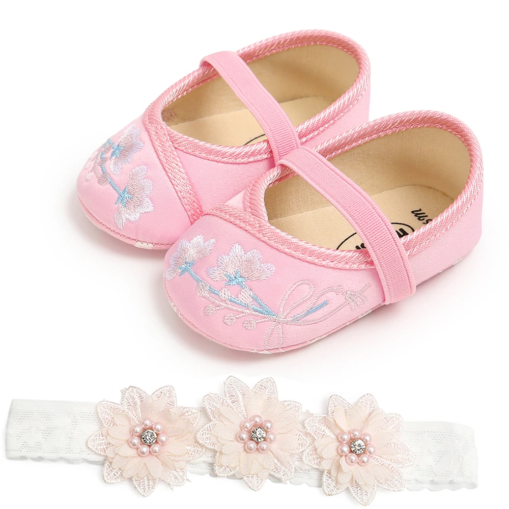 Baby Girl Shoes Infants Embroidery Floral Pattern Princess Shoes Lace Flower Headband Photography Props
Baby Girl Shoes Infants Embroidery Floral Pattern Princess Shoes Lace Flower Headband Photography Props