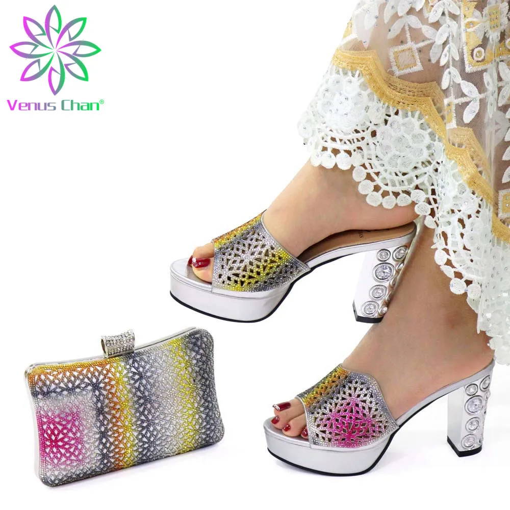 Italian Women Wedding Shoes and Bag Set Decorated with Rhinestone High Heels Sexy Ladies Ladies Dress Shoes Luxery Shoes Women
Italian Women Wedding Shoes and Bag Set Decorated with Rhinestone High Heels Sexy Ladies Ladies Dress Shoes Luxery Shoes Women