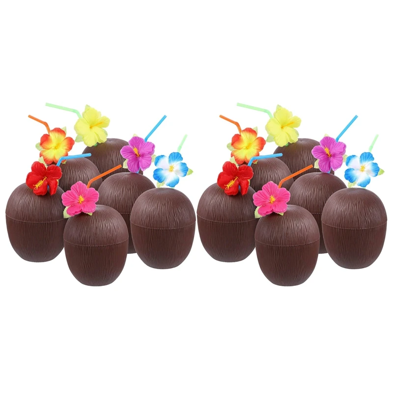 30 Pack Coconut Cups Hawaiian Luau Kids Party with Hibiscus Flower Straws,Beach Theme Party Fun Drink or Decoration Cups
30 Pack Coconut Cups Hawaiian Luau Kids Party with Hibiscus Flower Straws,Beach Theme Party Fun Drink or Decoration Cups