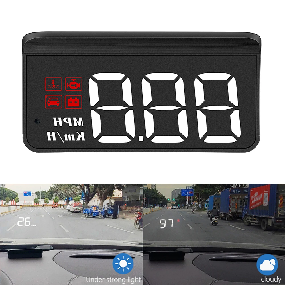 Цифровой Автомобильный спидометр HUD, Электронная сигнализация напряжения OBD2 светодиодный Светодиодные проекторы на лобовое стекло, диспле...
Цифровой Автомобильный спидометр HUD, Электронная сигнализация напряжения OBD2 светодиодный Светодиодные проекторы на лобовое стекло, диспле...