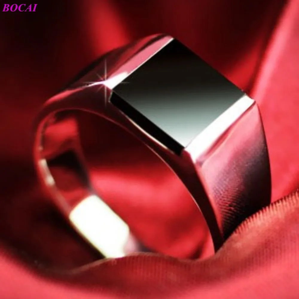 Мужское и женское кольцо из титановой стали с черным натуральным камнем
Мужское и женское кольцо из титановой стали с черным натуральным камнем