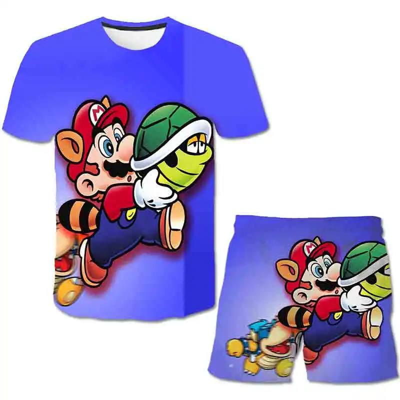 4-14YSummer baby T-shirt set 3D popular game graphics Mario Bros boys' set girls' T-shirt and shorts, children's 2021 children's
4-14YSummer baby T-shirt set 3D popular game graphics Mario Bros boys' set girls' T-shirt and shorts, children's 2021 children's