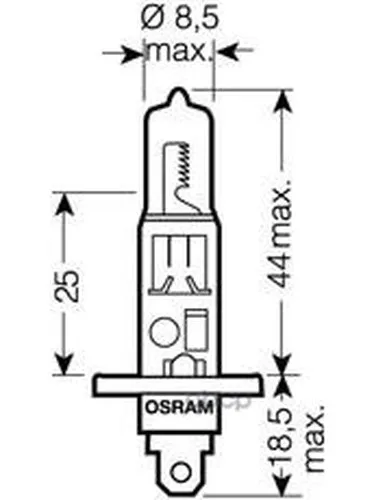 Лампа H1 24v 70w P14.5s Truckstar Pro 100% Больше Света 1 Шт. 0x10x1 Osram арт. 64155TSP |