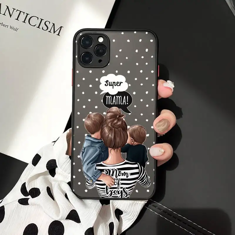 Super Dad Mom Baby Girl Fashion Family Phone Case matte transparent For iphone 7 8 11 12 plus mini x xs xr pro max cover
Super Dad Mom Baby Girl Fashion Family Phone Case matte transparent For iphone 7 8 11 12 plus mini x xs xr pro max cover