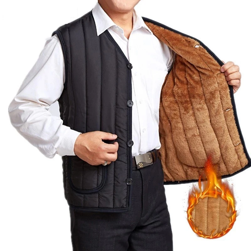 Men‘s Black Fleece Vest Winter Sleeveless Outerwear Warm Fleece Liner Vests Plus Size
Men‘s Black Fleece Vest Winter Sleeveless Outerwear Warm Fleece Liner Vests Plus Size