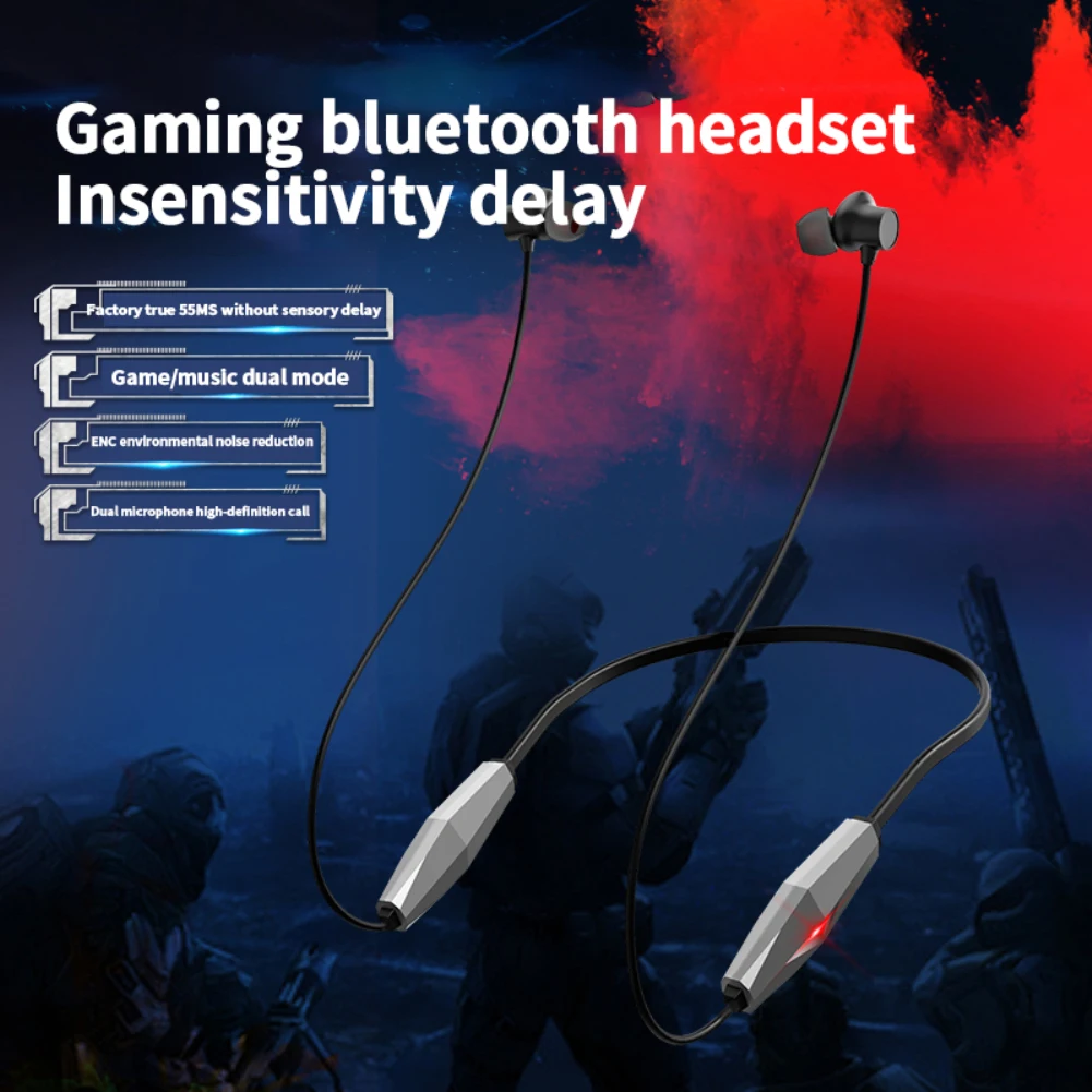 Игровые наушники Bluetooth 5.2, беспроводная гарнитура, магнитные наушники с шейным ободом, IPX5 водонепроницаемые спортивные наушники-вкладыши с ...
Игровые наушники Bluetooth 5.2, беспроводная гарнитура, магнитные наушники с шейным ободом, IPX5 водонепроницаемые спортивные наушники-вкладыши с ...