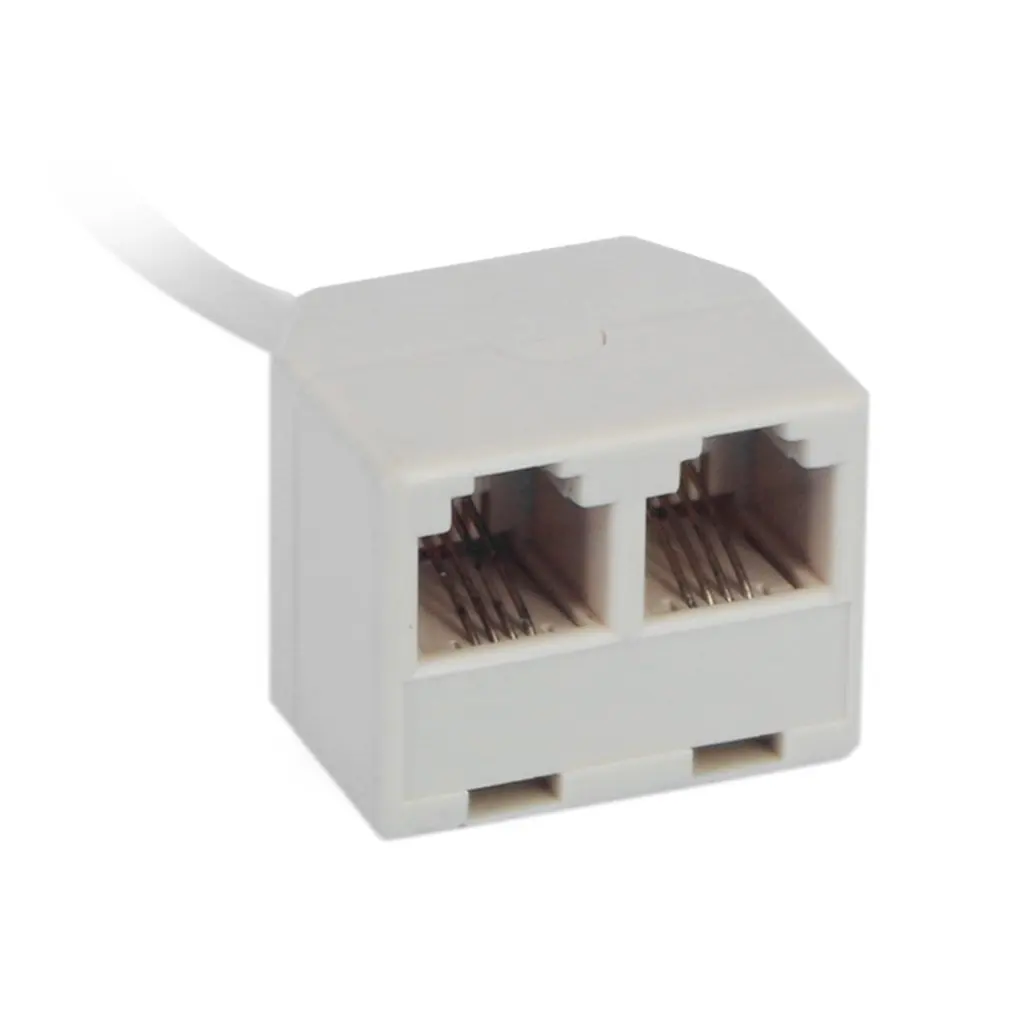 RJ11 6P4C штекер для женский 2 способ телефонный разъем сплиттер телефонная линия