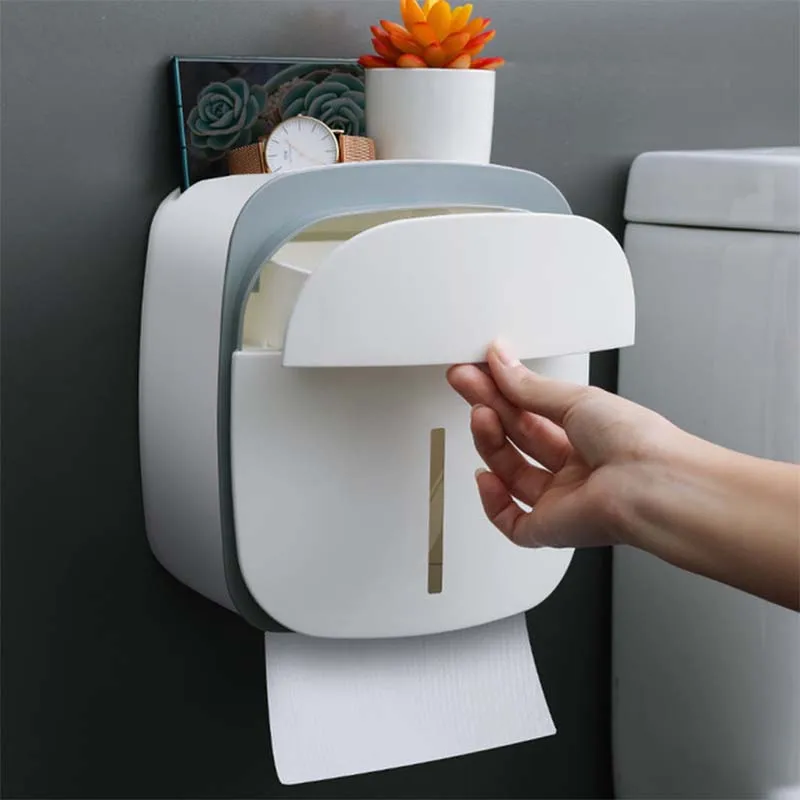 Wall Mounted Toilet Paper Holder Waterproof Towel Holder Wc Roll Paper Stand Case for Toilet Paper Restroom Bathroom Accessories
Wall Mounted Toilet Paper Holder Waterproof Towel Holder Wc Roll Paper Stand Case for Toilet Paper Restroom Bathroom Accessories