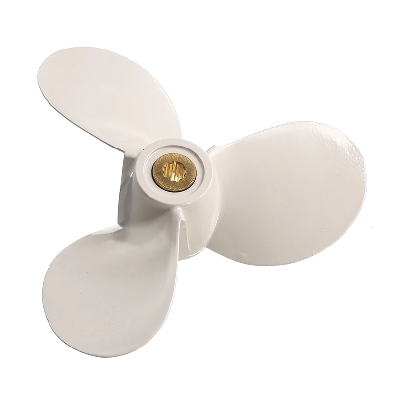 7 1/2 X 7-BA Propeller For 4-6HP Outboard White 3 blades Replacement Exterior Parts Boat Engine
7 1/2 X 7-BA Propeller For 4-6HP Outboard White 3 blades Replacement Exterior Parts Boat Engine