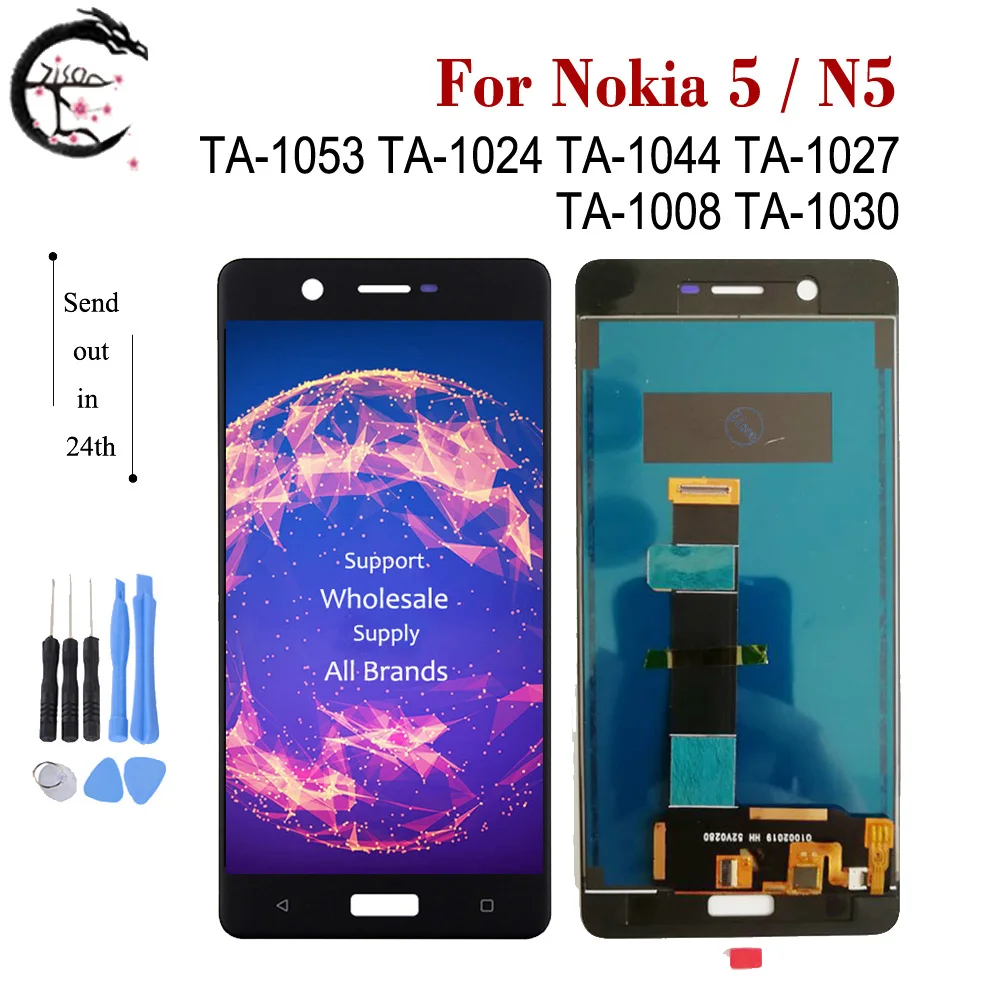 ЖК-дисплей 6 дюймов для Nokia 5 TA-1053 TA-1024 TA-1044 TA-1027 TA-1008 TA-1030 сенсорный экран с