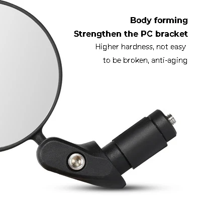 Handlebar End Bicycle Rearview Mirror Rotatable Rearview Mirror Transparent Stainless Steel Lens Bicycle Accessories
Handlebar End Bicycle Rearview Mirror Rotatable Rearview Mirror Transparent Stainless Steel Lens Bicycle Accessories
