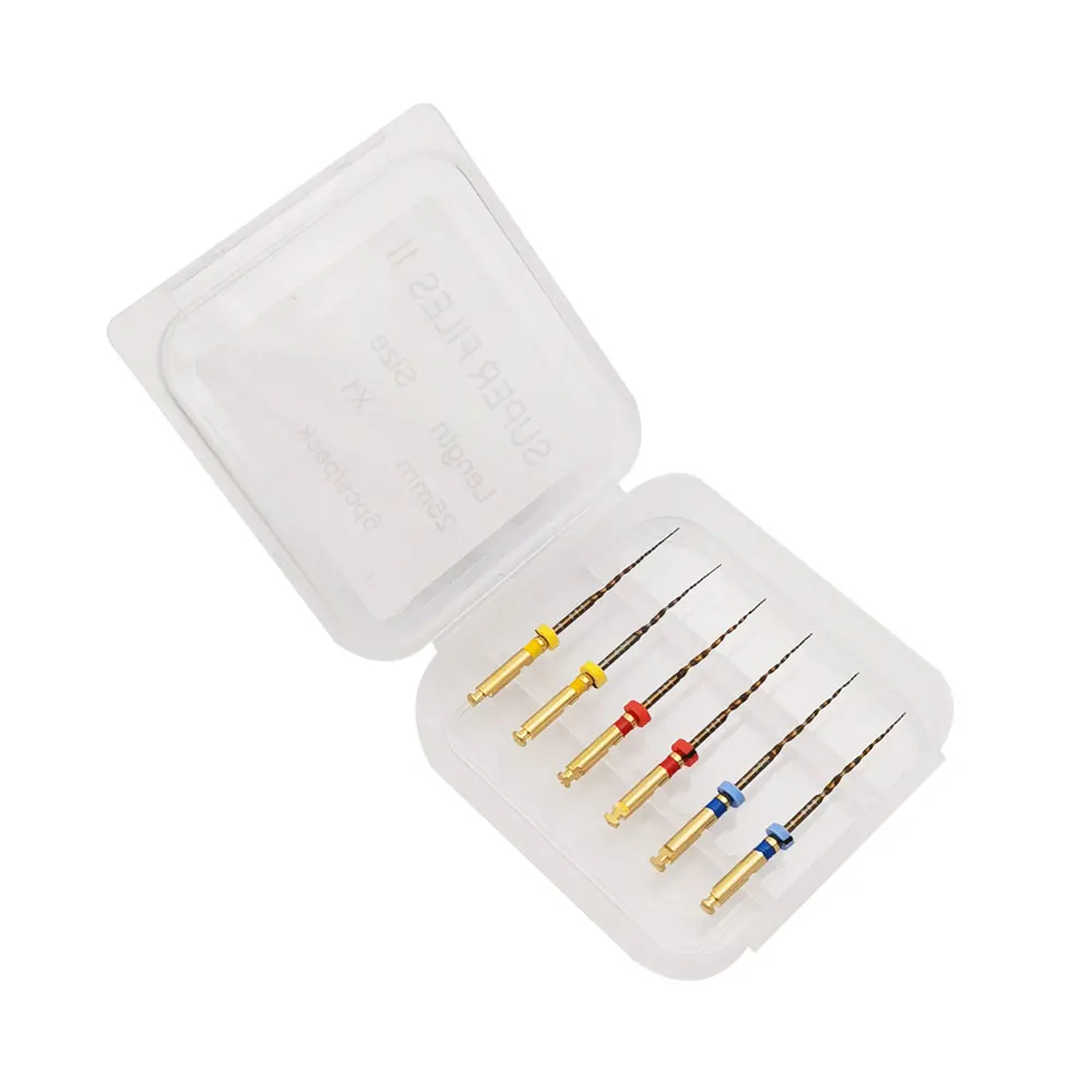Dental NITI Pro Next Golden Files Endo 6pc/box Engine Use Niti Rotary Files X1-X3 Universal Files Dentistry Endodontic Files
Dental NITI Pro Next Golden Files Endo 6pc/box Engine Use Niti Rotary Files X1-X3 Universal Files Dentistry Endodontic Files