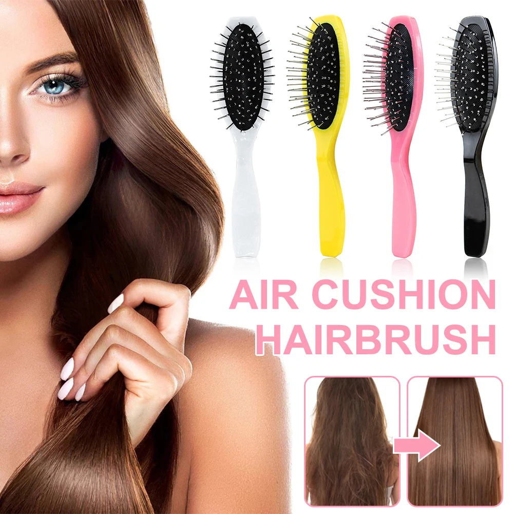 Hair Brush Paddle Comb with Steel Pins Anti-Static Air Cushion Hairbrush for Detangling Straightening Hairs Wet and Dry
Hair Brush Paddle Comb with Steel Pins Anti-Static Air Cushion Hairbrush for Detangling Straightening Hairs Wet and Dry