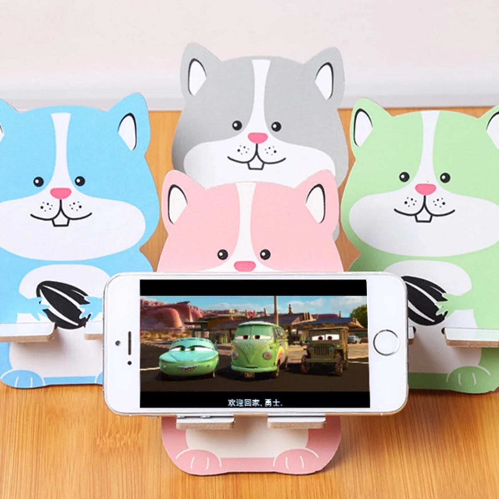 Cartoon Animal Cellphone Holder Wooden Light Weight Bear Cat Phone Stand Desktop Bracket Universal Mobile Phone Tablet Holder
Cartoon Animal Cellphone Holder Wooden Light Weight Bear Cat Phone Stand Desktop Bracket Universal Mobile Phone Tablet Holder