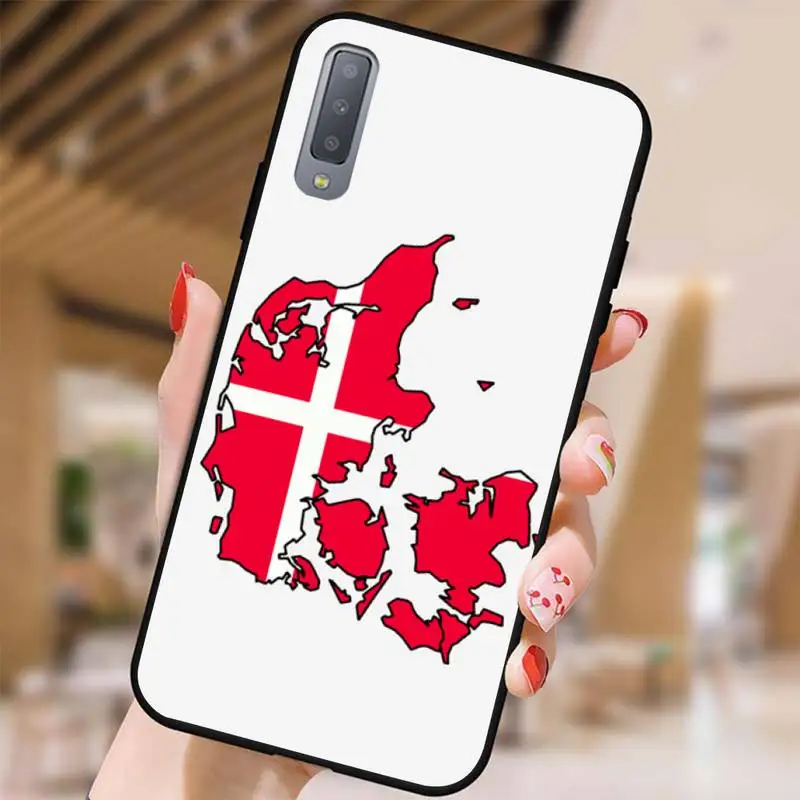 Чехол для телефона с датским флагом ZOROXU Samsung Galaxy S20 21 Note 9 10 20 PRO PLUS ULTRA | Мобильные