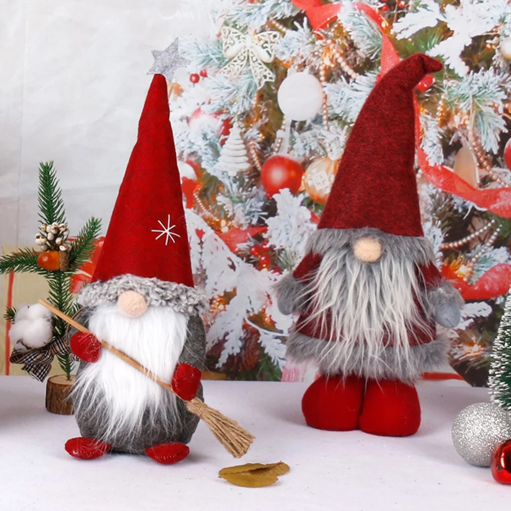Christmas Sweeping Gnome Broom Gnome Doll Cute Exquisite Soft Plush Good Luck Christmas Party Decor Standing Santa Claus
Christmas Sweeping Gnome Broom Gnome Doll Cute Exquisite Soft Plush Good Luck Christmas Party Decor Standing Santa Claus