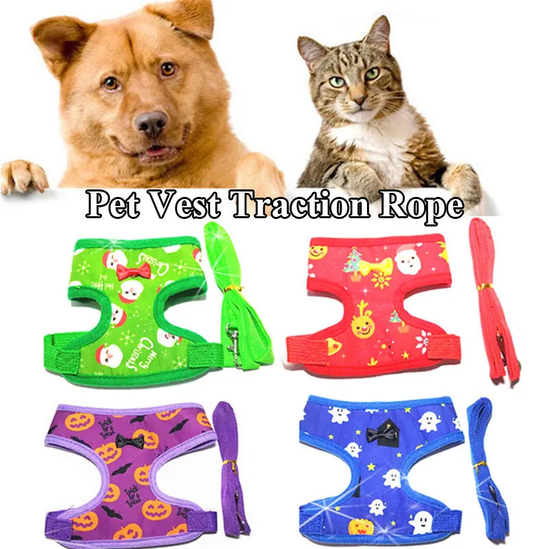 Christmas Pet Vest Harness Set Adjustable Dog Wearing Breathable Mesh Vest with Leash Chicken Hen Leash for Duck Cat 2021 New
Christmas Pet Vest Harness Set Adjustable Dog Wearing Breathable Mesh Vest with Leash Chicken Hen Leash for Duck Cat 2021 New