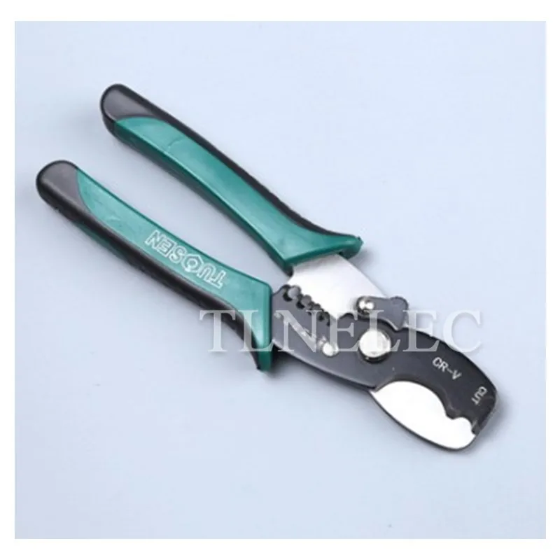 

Electrician Wire Stripping Pliers Fiber Optic Cable Stripping Plier Diagonal Line Pressing Pliers Multi-function Wire Clamp