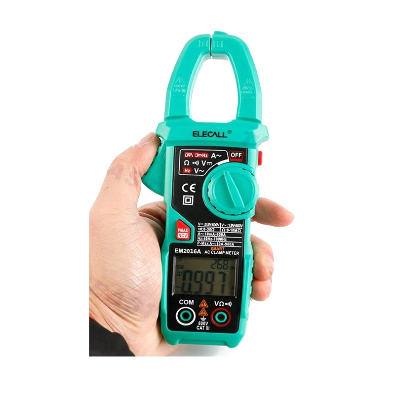 One-button digital clamp meter multimeter Clamp multimeter Clamp AC ammeter backlight EM2016A
One-button digital clamp meter multimeter Clamp multimeter Clamp AC ammeter backlight EM2016A