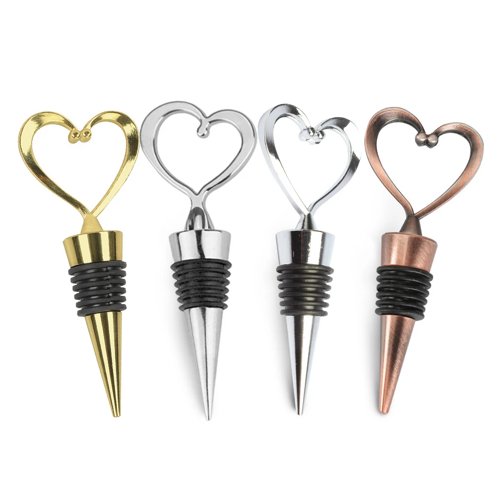 Stainless Steel Love Heart Wedding Wine Stopper Champagne Stopper Wedding Wine Stopper Wine Preserver for Home Wedding
Stainless Steel Love Heart Wedding Wine Stopper Champagne Stopper Wedding Wine Stopper Wine Preserver for Home Wedding