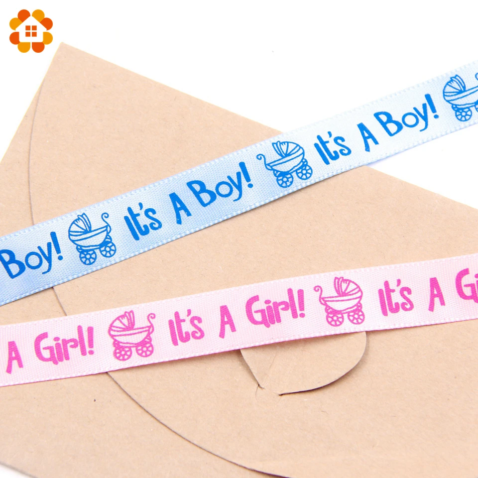 10Yards Baby Shower It's A Boy/Girl Satin Ribbon Gender Reveal Packing Tape Gift Belt Bow & Sewing Accessories Wrapping Decor
10Yards Baby Shower It's A Boy/Girl Satin Ribbon Gender Reveal Packing Tape Gift Belt Bow & Sewing Accessories Wrapping Decor