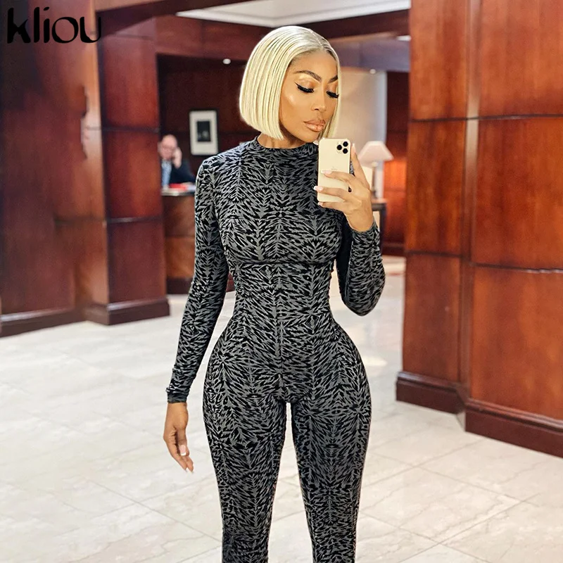 Kliou Zipper Print Street Style Jumpsuit Womens 2021 Skinny Slim Workout Active Wear Overalls Casual Fitness One Piece Outfits
Kliou Zipper Print Street Style Jumpsuit Womens 2021 Skinny Slim Workout Active Wear Overalls Casual Fitness One Piece Outfits