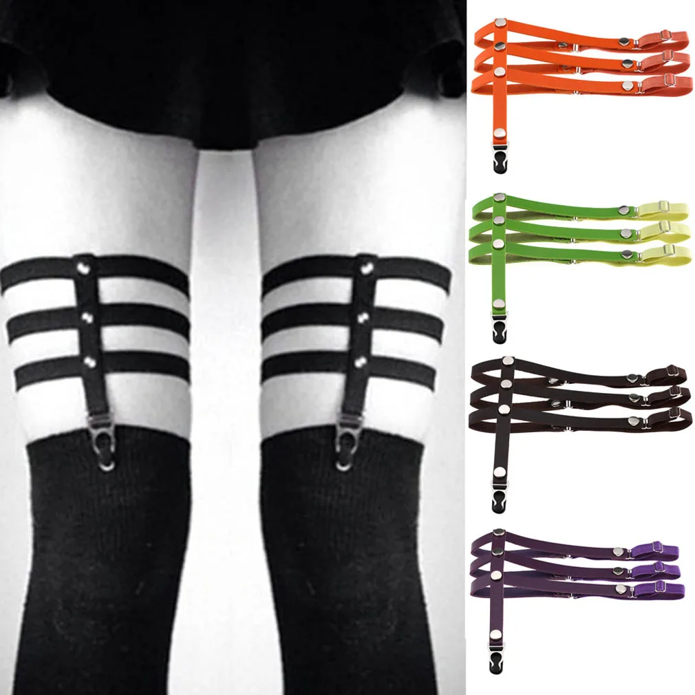 Sexy Women Punk Black Goth Leather Leg Chain Geometry Metal Rock Leg Garter Sock Elastic Harness Jewelry Party Wear Accessories
Sexy Women Punk Black Goth Leather Leg Chain Geometry Metal Rock Leg Garter Sock Elastic Harness Jewelry Party Wear Accessories