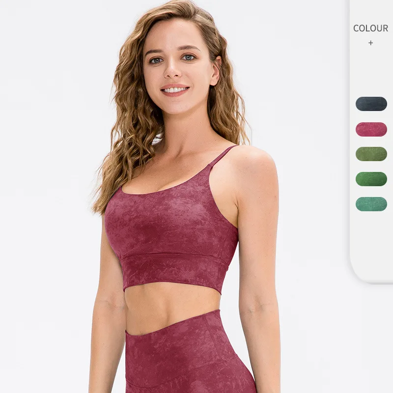 2021 New Women's Yoga Wear Vest, Printed High-elastic Tight-fitting Fitness Bra with Chest Pad, Nude Sports Underwear
2021 New Women's Yoga Wear Vest, Printed High-elastic Tight-fitting Fitness Bra with Chest Pad, Nude Sports Underwear