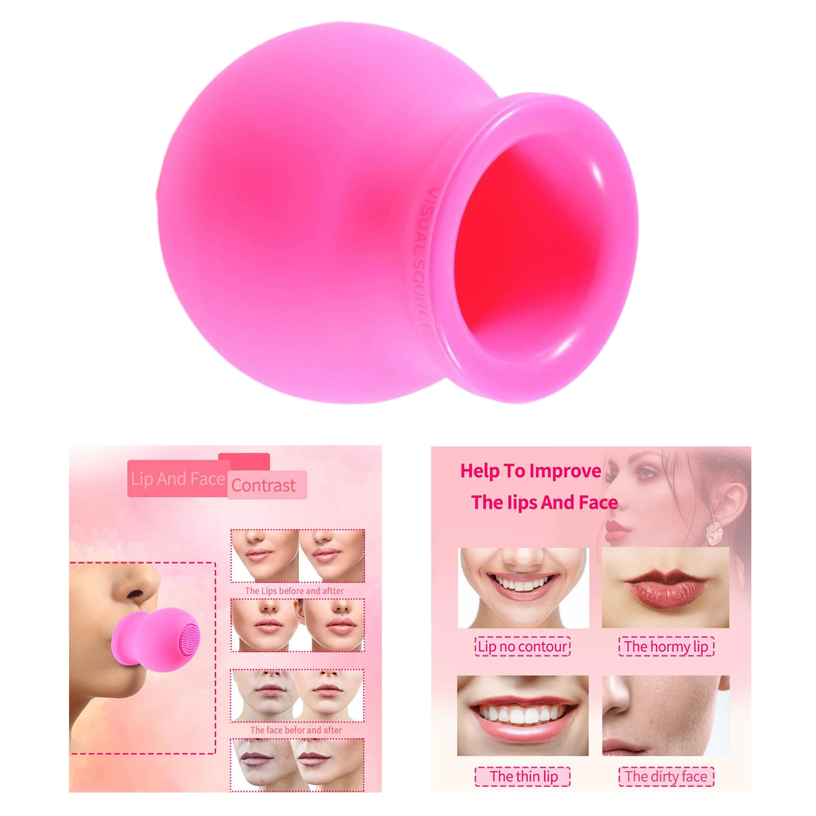 

Женский модный насос для губ, натуральный Гладкий прибор для увеличения объема губ, инструмент для красоты, женский прибор для увеличения о...