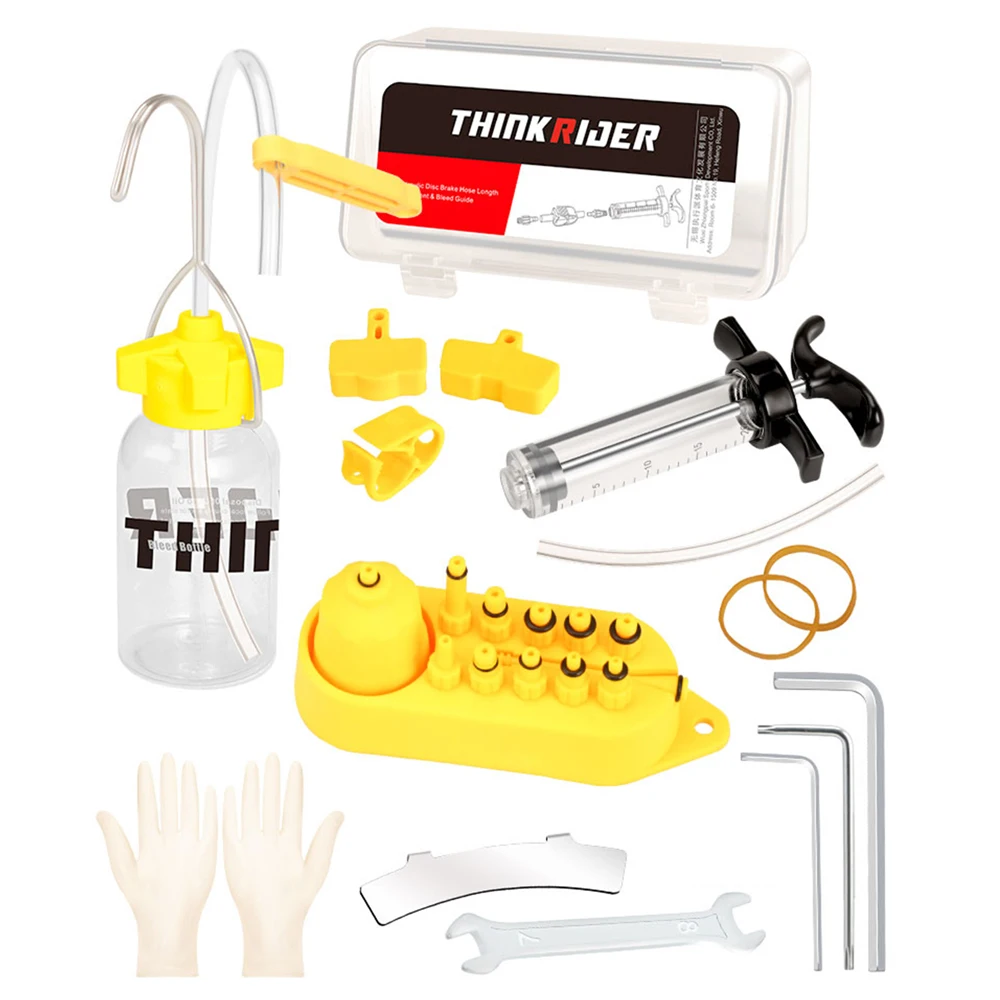 THINKRIDER Bicycle Hydraulic Disc Brake Oil Bleed kit For Shimano Magura Hope Tektro Sram Avid Mula Hayes Bike Brake MTB ROAD
THINKRIDER Bicycle Hydraulic Disc Brake Oil Bleed kit For Shimano Magura Hope Tektro Sram Avid Mula Hayes Bike Brake MTB ROAD