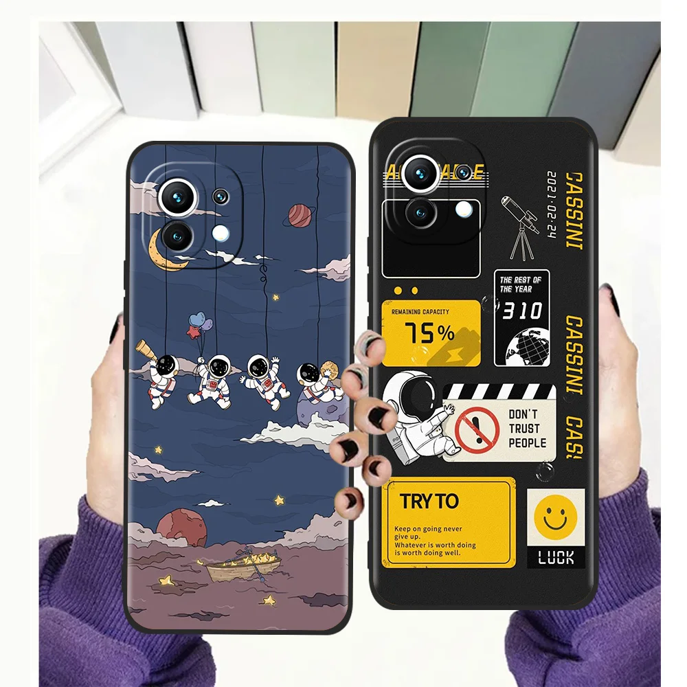 Cartoon Cosmonaut Phone Case Cover For Xiaomi Mi X3 NFC F3 M3 Note 10 10T Pro 11 Ultra 11T 9T Lite 5G Silicone Bumper Shell TPU
Cartoon Cosmonaut Phone Case Cover For Xiaomi Mi X3 NFC F3 M3 Note 10 10T Pro 11 Ultra 11T 9T Lite 5G Silicone Bumper Shell TPU