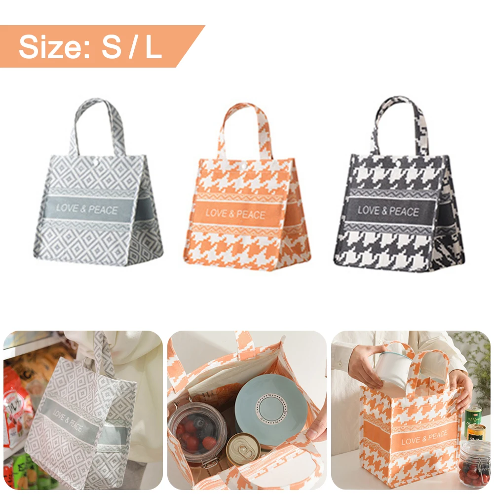 Multifunction Lunch Bag Insulated Lunch Box Waterproof and Oilproof Large Tote Bag Lunch Holder for Men Women Portable Picnic
Multifunction Lunch Bag Insulated Lunch Box Waterproof and Oilproof Large Tote Bag Lunch Holder for Men Women Portable Picnic