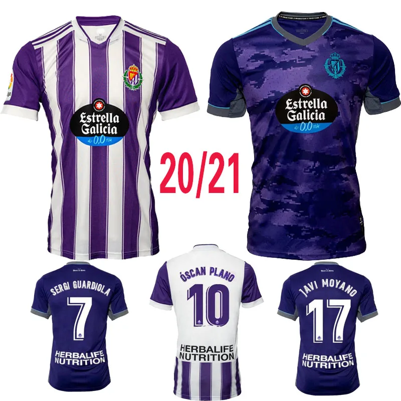 

2021 2022 Real Valladolid soccer jersey 21 22 FEDE S. R. Alcaraz oo Sergi Guardiola scar Plano camisetas de ftbol men Football