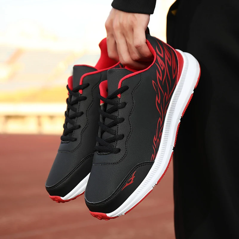 Men's Tennis Shoes Leather Sneakers Wear-resistant Light Breathable Sports Leisure Running Fitness Shoes Size 39-44
Men's Tennis Shoes Leather Sneakers Wear-resistant Light Breathable Sports Leisure Running Fitness Shoes Size 39-44