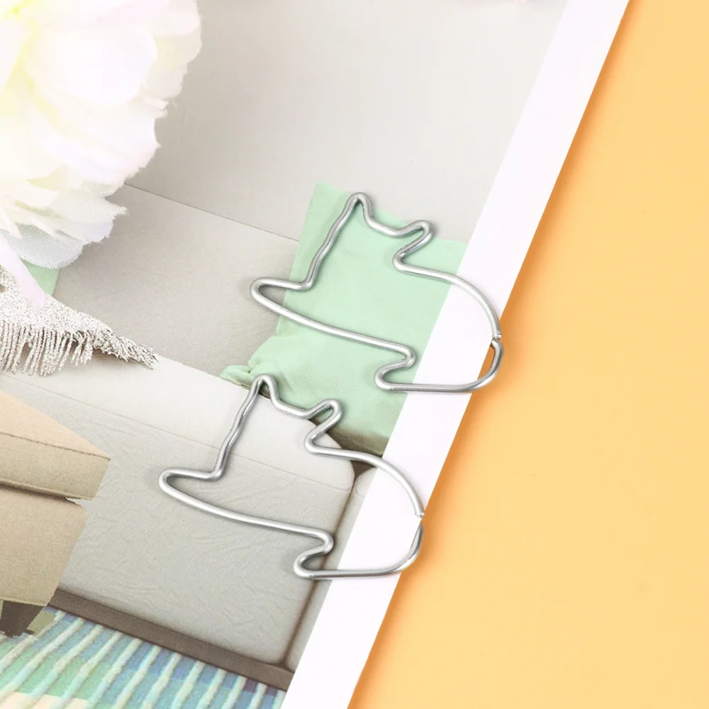 24Pcs Lovely Cats Shaped Clips Paper Clips Creative Bookmarks Paper Needles Party Gift Office Hand Account Essentials(Green)
24Pcs Lovely Cats Shaped Clips Paper Clips Creative Bookmarks Paper Needles Party Gift Office Hand Account Essentials(Green)