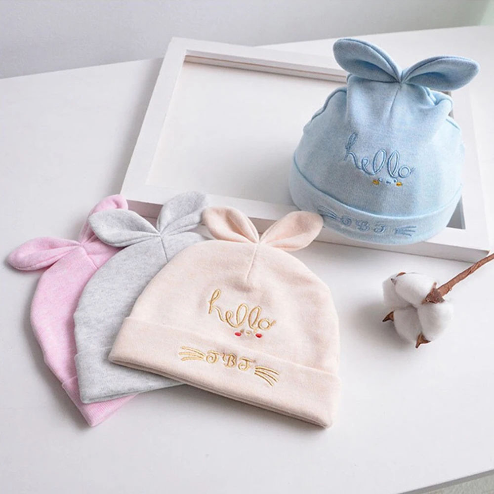 Fashion Unisex New Newborn Baby Pure Cotton Hats Autumn Winter Children Rabbit Ear Cute Boys Girls Hat Warmer Caps Beanie 
Fashion Unisex New Newborn Baby Pure Cotton Hats Autumn Winter Children Rabbit Ear Cute Boys Girls Hat Warmer Caps Beanie