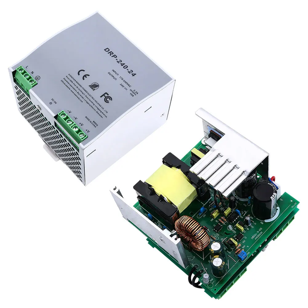 Switching Power Supply Regulated Driver Unit DC 240W DRP-240-24 Half-bridge Driver Adapter for LED Industrial
Switching Power Supply Regulated Driver Unit DC 240W DRP-240-24 Half-bridge Driver Adapter for LED Industrial