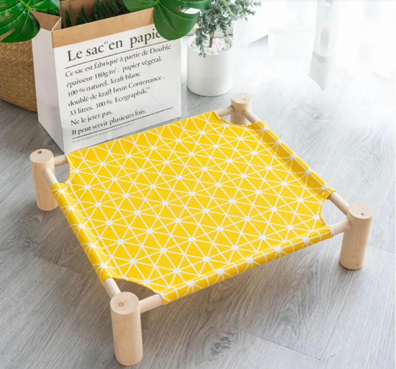 Summer Pet Bed Wooden Removable Washable Cooling Cat Bed House Portable Puppy Dog Breathable Camping Bed
Summer Pet Bed Wooden Removable Washable Cooling Cat Bed House Portable Puppy Dog Breathable Camping Bed