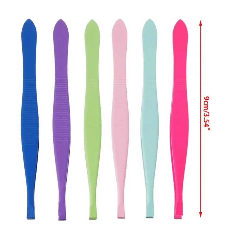 Hair Removal Tweezers Stainless Steel Eyebrow Tweezers Pink Slanted Black Tip Point Face Harmless Makeup Beauty Tool Sliver
Hair Removal Tweezers Stainless Steel Eyebrow Tweezers Pink Slanted Black Tip Point Face Harmless Makeup Beauty Tool Sliver
