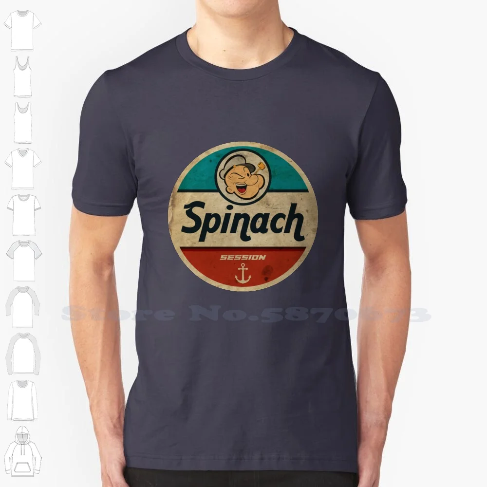 

Spinach Session T-Shirt Summer Funny T Shirt For Men Women Spinach 420 Blunt Kush Mary Jane Stoner Weed The Sailor