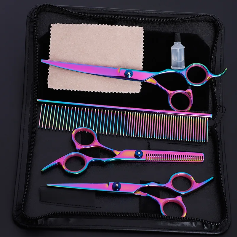 7 Inch Dog Grooming Scissors Stainless Steel Comb Thinning Pet Cats Barber Grooming Scissors Set For Dogs Hair Cutting 2021 New
7 Inch Dog Grooming Scissors Stainless Steel Comb Thinning Pet Cats Barber Grooming Scissors Set For Dogs Hair Cutting 2021 New