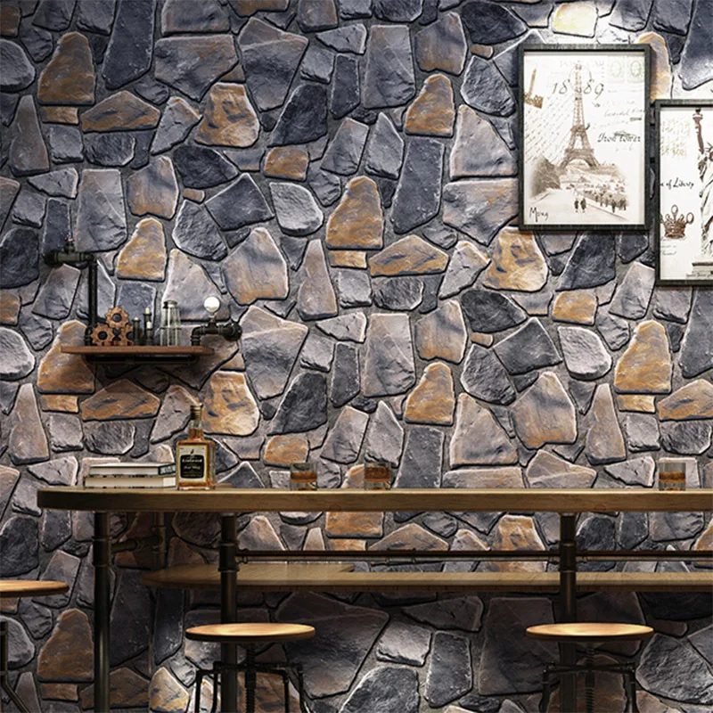 Vintage 3D Texture Stone Wallpaper PVC Waterproof Vinyl Washable Paper Roll Living Room Resturant Background Wall Coating Bricks
Vintage 3D Texture Stone Wallpaper PVC Waterproof Vinyl Washable Paper Roll Living Room Resturant Background Wall Coating Bricks