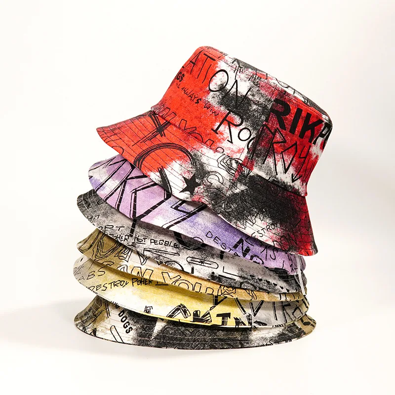 Graffiti Bucket Hat For Women Men Summer Hip Hop Rock Singer Caps Colorful Letter Print Fisherman Hat Girls Boy Panama Cap 2021
Graffiti Bucket Hat For Women Men Summer Hip Hop Rock Singer Caps Colorful Letter Print Fisherman Hat Girls Boy Panama Cap 2021