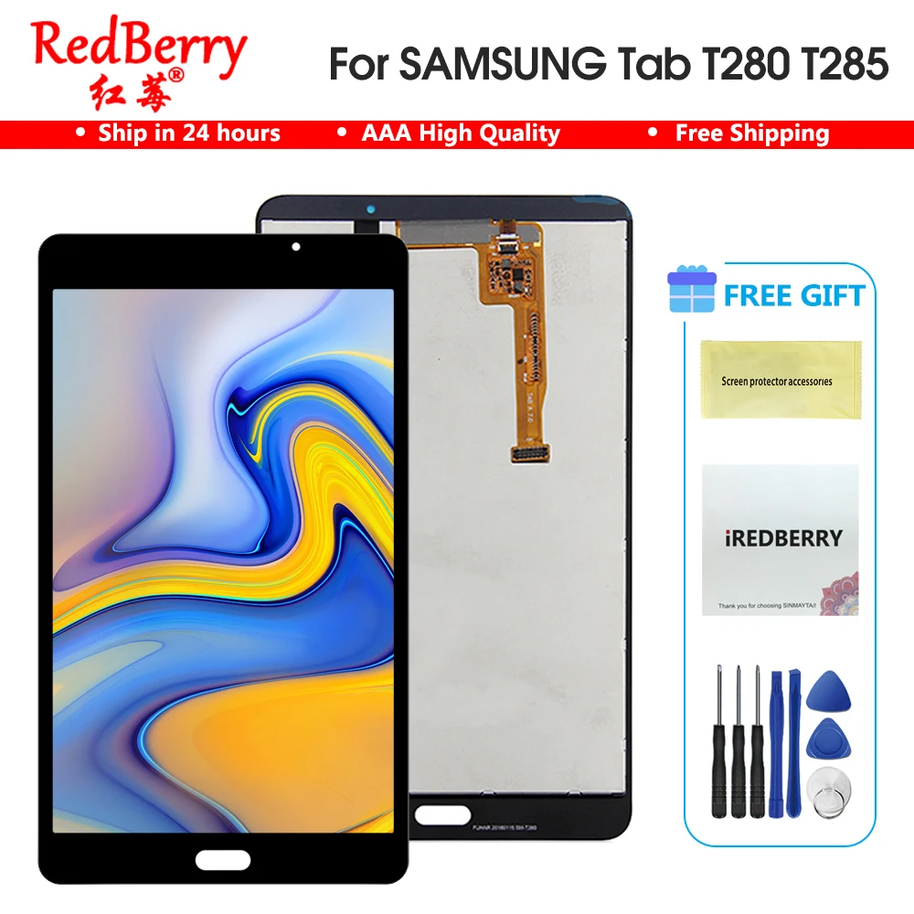 ЖК дисплей T280 для Samsung Galaxy Tab A 7 0 T285 + сенсорная панель стекло дигитайзер в сборе
